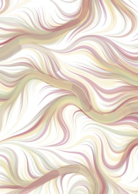 vector illustration, Abstract chaotic waves, flowing curve background