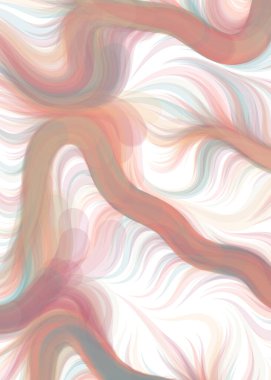 vector illustration, Abstract chaotic waves, flowing curve background