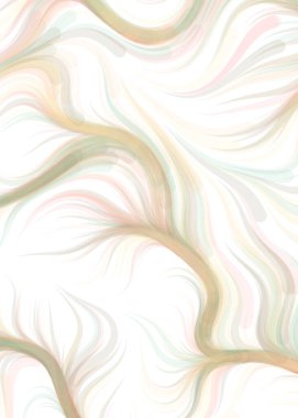 vector illustration, Abstract chaotic waves, flowing curve background
