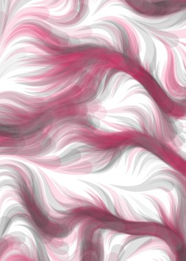 vector illustration, Abstract chaotic waves, flowing curve background