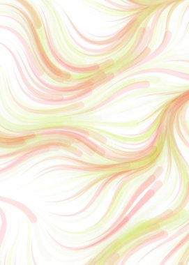 vector illustration, Abstract chaotic waves, flowing curve background