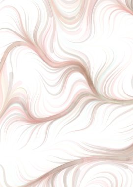 vector illustration, Abstract chaotic waves, flowing curve background