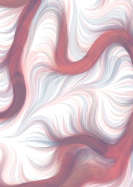 vector illustration, Abstract chaotic waves, flowing curve background