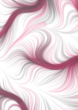 vector illustration, Abstract chaotic waves, flowing curve background