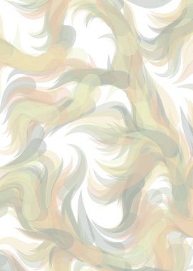 vector illustration, chaotic lines and waves, flowing curve background