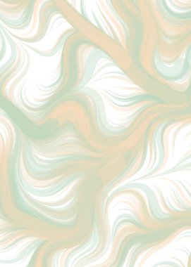 vector illustration, chaotic lines and waves, flowing curve background