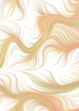 vector illustration, chaotic lines and waves, flowing curve background