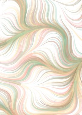 vector illustration, chaotic lines and waves, flowing curve background