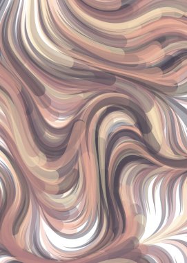 vector illustration, chaotic lines and waves, flowing curve background