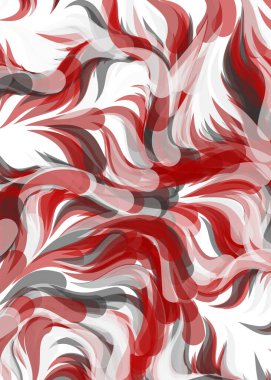 vector illustration, chaotic lines and waves, flowing curve background