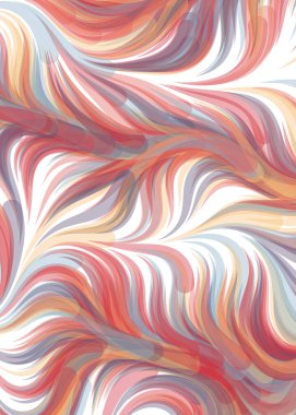 vector illustration, flowing curve waves and lines background