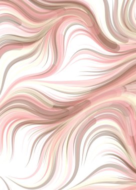 vector illustration, flowing curve waves and lines background