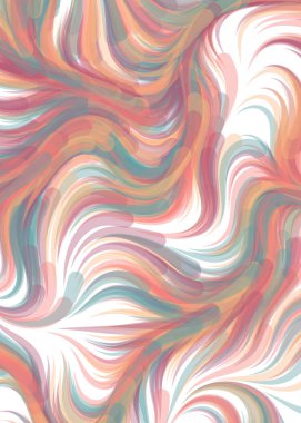 vector illustration, flowing curve waves and lines background