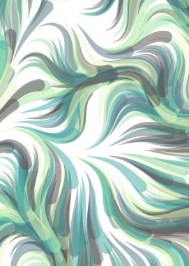 vector illustration, flowing curve waves and lines background