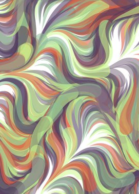 vector illustration, flowing curve waves and lines background