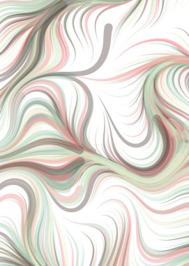 vector illustration, flowing curve waves and lines background