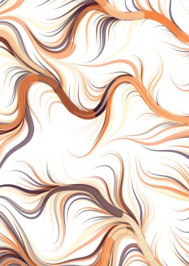 vector illustration, flowing curve waves and lines background