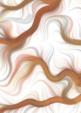 vector illustration, flowing curve waves and lines background