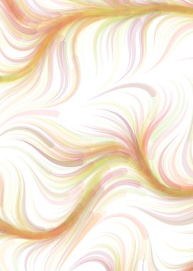 vector illustration, flowing curve waves and lines background