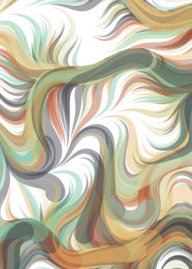 vector illustration, flowing curve waves and lines background