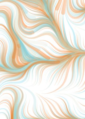 vector illustration, flowing curve waves and lines background