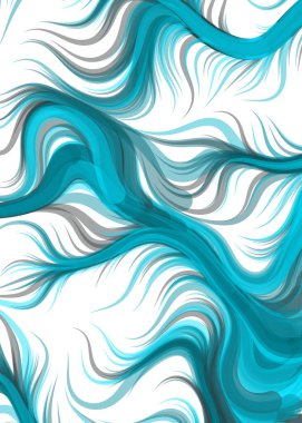 vector illustration, flowing curve waves and lines background