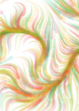 vector illustration, flowing curve waves and lines background