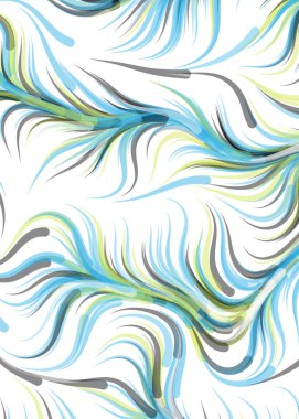 vector illustration, flowing curve waves and lines background