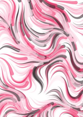 vector illustration, flowing curve waves and lines background