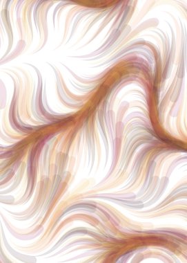vector illustration, flowing curve waves and lines background