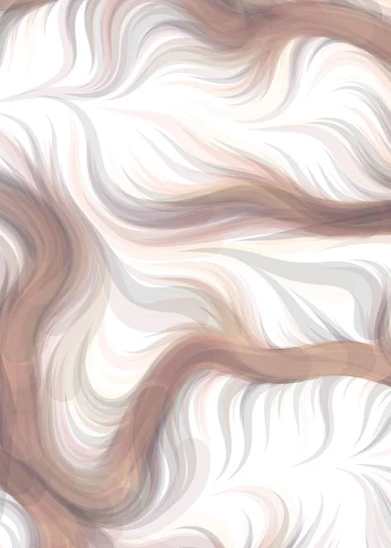 Abstract Chaotic Waves Flowing Pattern Vector Illustration — Stok Vektör