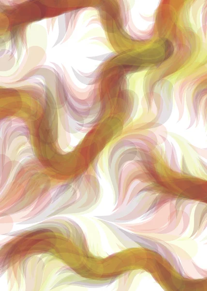 Abstract Chaotic Waves Flowing Pattern Vector Illustration — Vector de stock