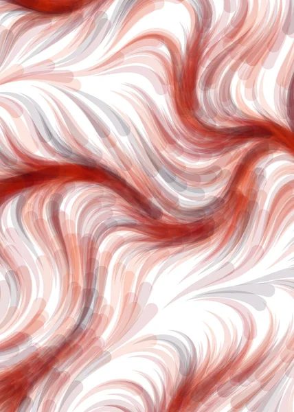 Abstract Chaotic Waves Flowing Curve Pattern Vector Illustration — Vettoriale Stock