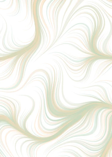 Abstract Chaotic Waves Flowing Curve Pattern Vector Illustration — Stockvektor