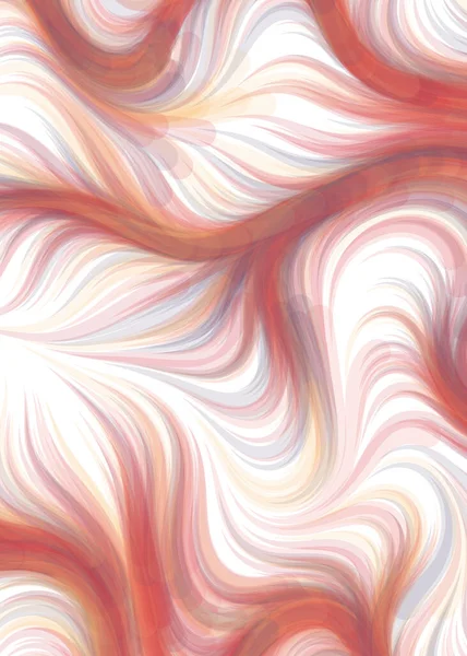 Abstract Chaotic Waves Flowing Curve Pattern Vector Illustration — Stockvector