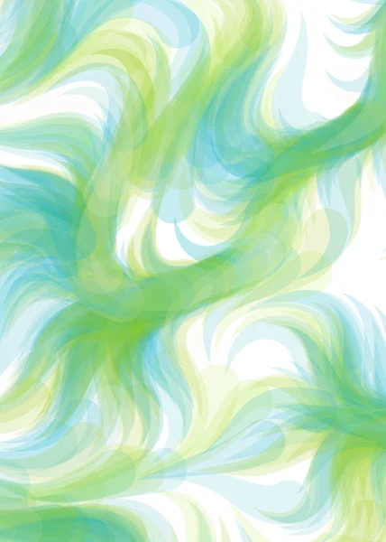 Vector Illustration Abstract Chaotic Waves Flowing Curve Background — 图库矢量图片