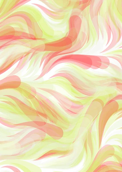 Vector Illustration Abstract Chaotic Waves Flowing Curve Background — Stok Vektör