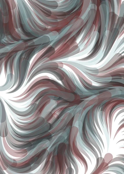 vector illustration, Abstract chaotic waves, flowing curve background