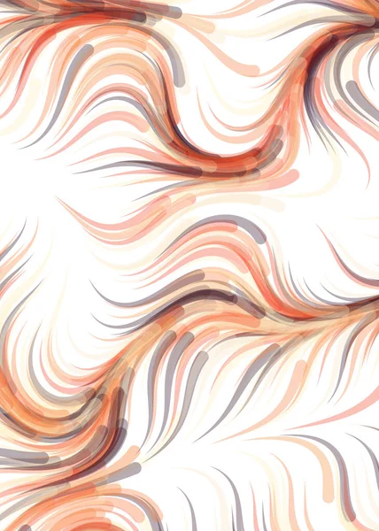 vector illustration, Abstract chaotic waves, flowing curve background