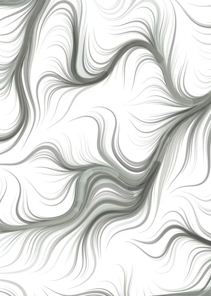 vector illustration, Abstract chaotic waves, flowing curve background