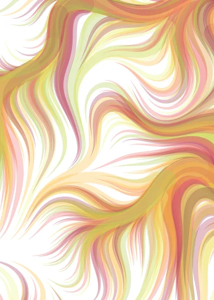vector illustration, Abstract chaotic waves, flowing curve background
