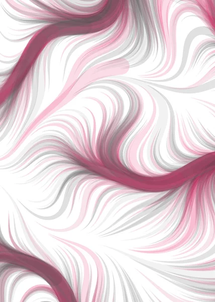 vector illustration, Abstract chaotic waves, flowing curve background