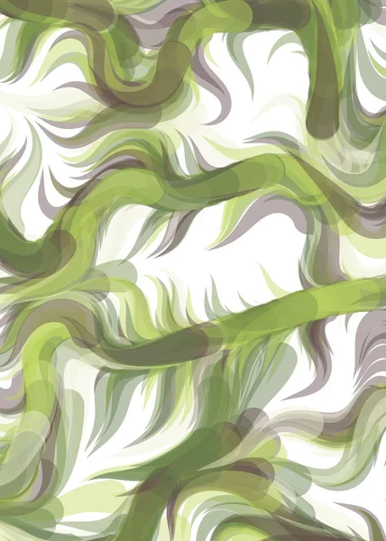 Векторна Ілюстрація Абстрактні Хаотичні Хвилі Фонова Крива — стоковий вектор
