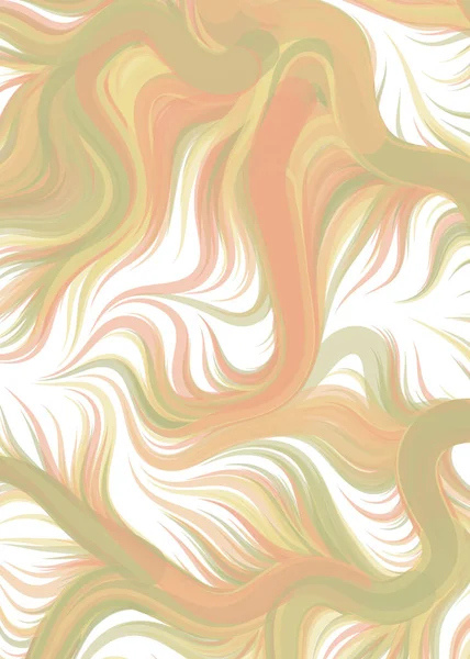 vector illustration, Abstract chaotic waves, flowing curve background