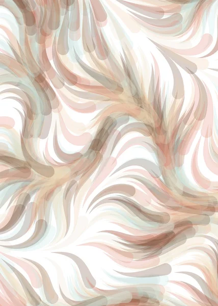 Vector Illustration Chaotic Lines Waves Flowing Curve Background — Vetor de Stock