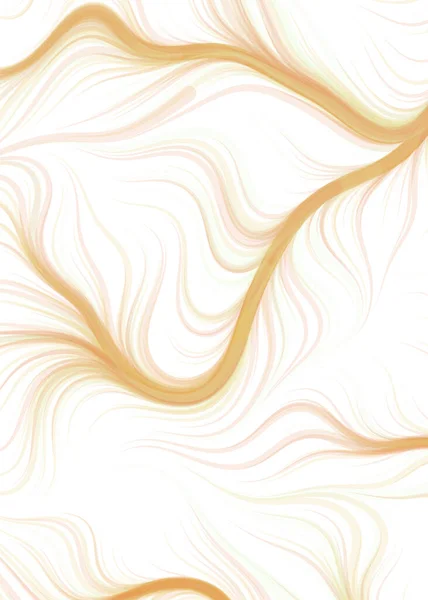 Vector Illustration Chaotic Lines Waves Flowing Curve Background — Stockový vektor