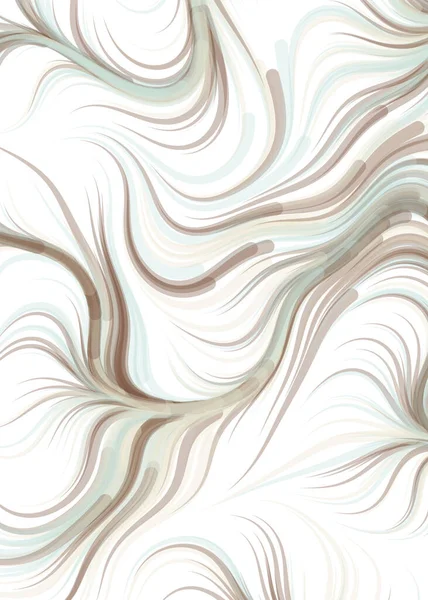 Vector Illustration Chaotic Lines Waves Flowing Curve Background — Stockový vektor
