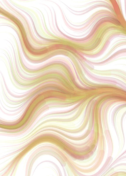 ベクトル図 カオス線と波 流れる曲線の背景 — ストックベクタ
