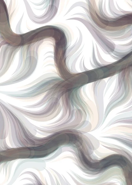 Векторна Ілюстрація Хаотичні Лінії Хвилі Фонова Крива — стоковий вектор
