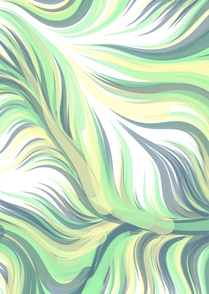 Διανυσματική Απεικόνιση Ρέουσα Καμπύλη Κύματα Και Γραμμές Φόντο — Διανυσματικό Αρχείο